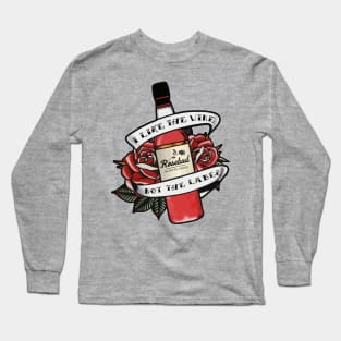 I Like the Wine, Not the Label Long Sleeve T-Shirt